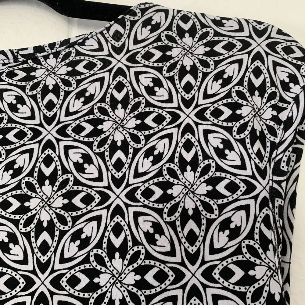 Vtg JTB Womens Large (?) Shirt Babydoll Preppy Clean Goth Y2K 90s Layered Look - Picture 7 of 8